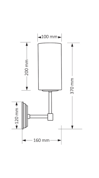 Настенный светильник KUTEK MOOD Empoli EMP-K-1(Z)A