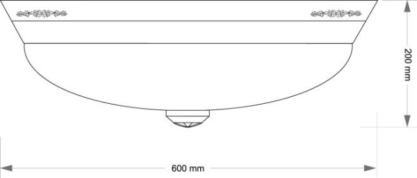 Потолочная люстра KUTEK BELLAGIO BEL-PL-3(P)CR