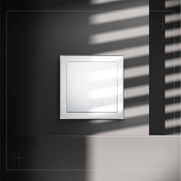 Проходной переключатель встраиваемый Voltum S70 одноклавишный 10А, (белый глянцевый) VLS010301