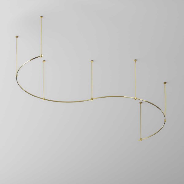 Шинопровод круглый из полукругов 1800мм Maytoni Technical FLARITY Busbar trunkings Flarity TRX154-2SR-D1800-BS