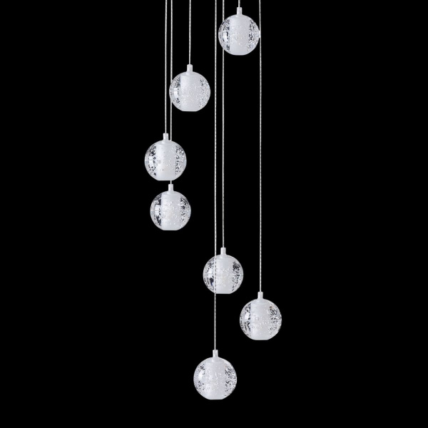 Подвесная люстра Crystal Lux Gaspar SP9 D300 White