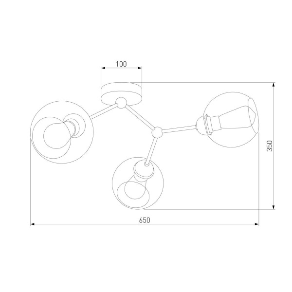 Потолочная люстра TK Lighting 4372 Fairy