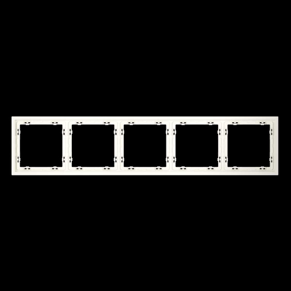 Рамка пластиковая S70 на 5 пост, (хлопок) Voltum VLS100513