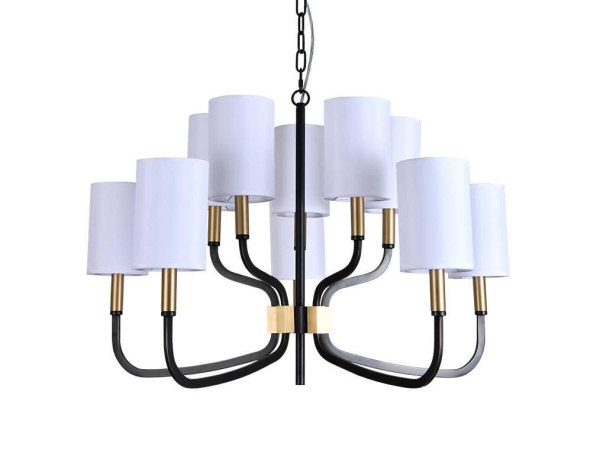 Подвесная люстра Newport 35210/С black+brass М0071484