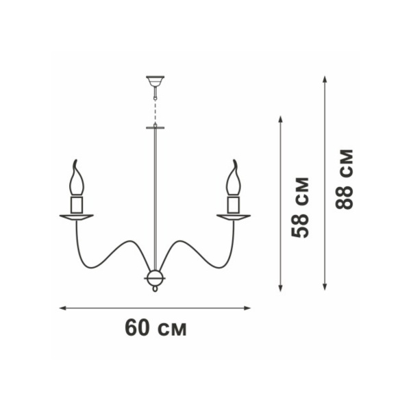 Подвесная люстра Vitaluce V3805-9/5