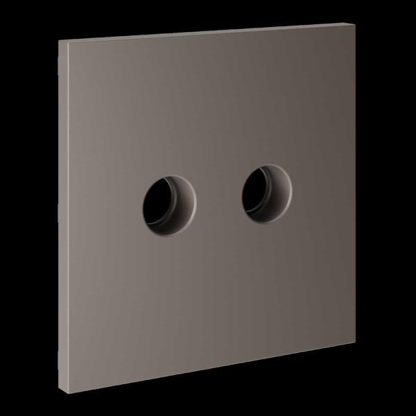 Накладка для розетки телевизионной оконечной TV+SAT, S70 (капучино) Voltum VLS001614