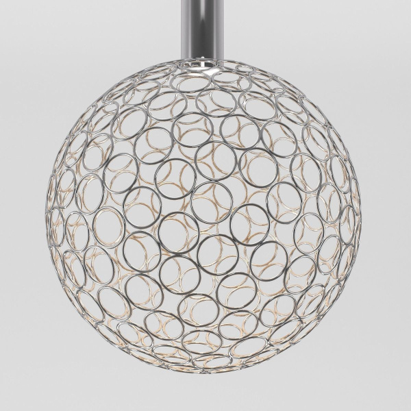 Подвесной светодиодный светильник Eurosvet Gemini 90353/1 хром