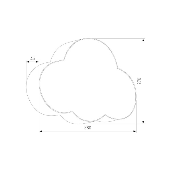 Настенный светильник TK Lighting 4967 Cloud