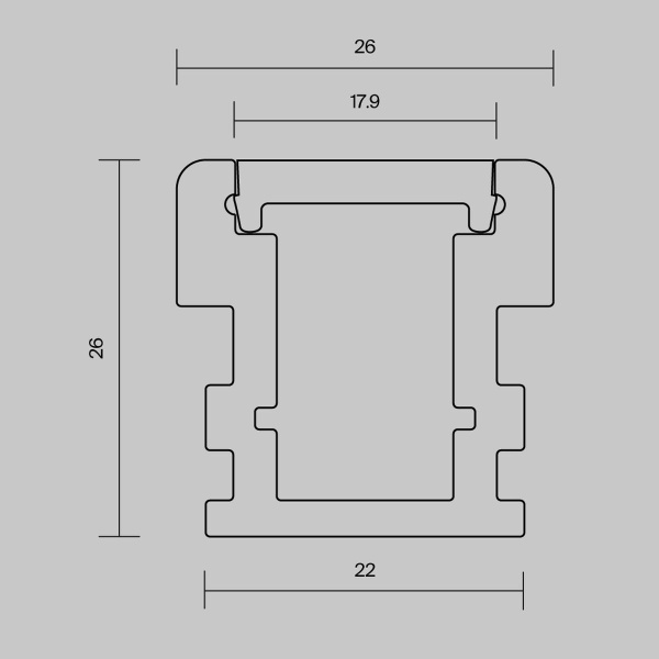 Алюминиевый профиль встраиваемый Maytoni Led Strip 636016