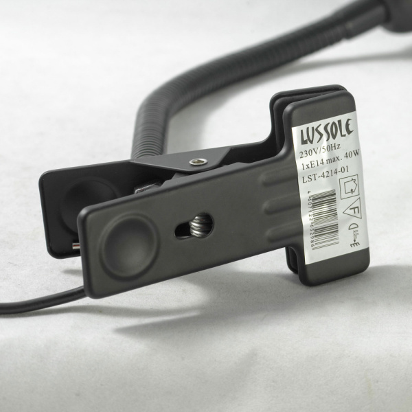 GRLST-4214-01 Настольная лампа Черный/Черный E14 1*6W