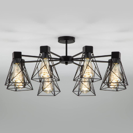 Потолочная люстра Eurosvet 70107/8 черный