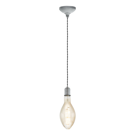 32534 Подвес YORTH, 1х60W (E27), ?125, H2000, сталь, серебряный состаренный