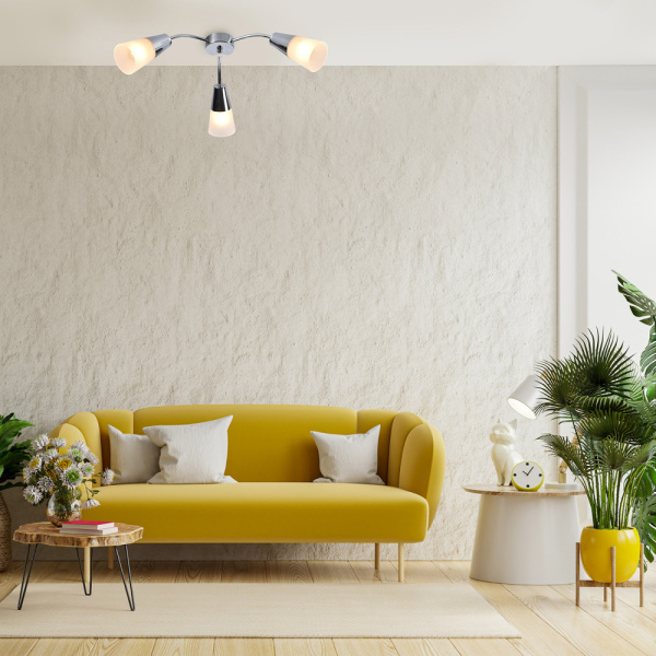 1100/3P Chrome Потолочный светильник