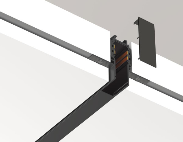 Шинопровод 3м встраиваемый под ГКЛ Ambrella Light TRACK SYSTEM GL1925