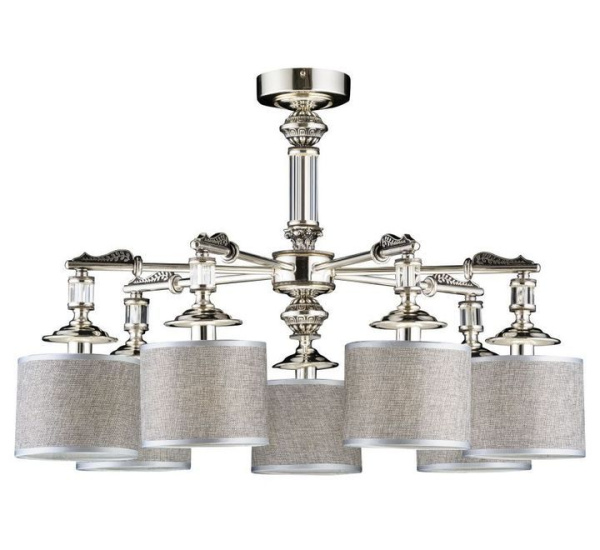 Люстра Veneto Luce 8641/7SL+BK SILVER+BLACK (1)