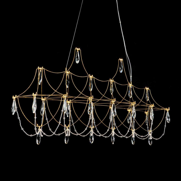 Подвесная светодиодная люстра Modelux Premium ML.5603.1200P BS