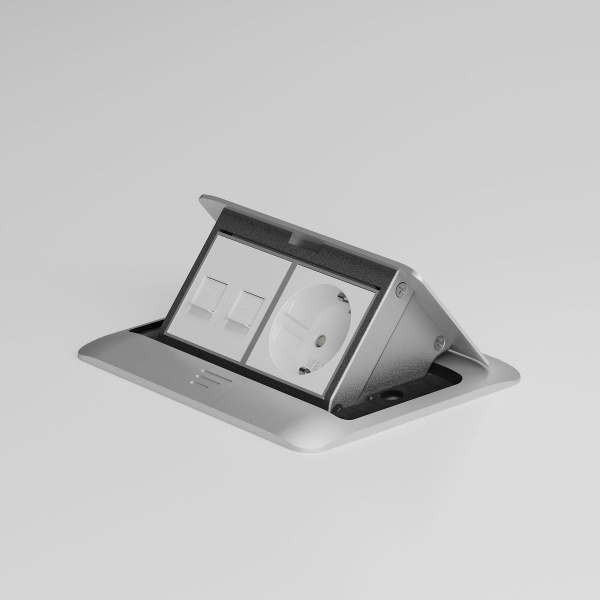 Модульная розетка Ethernet RJ-45 Werkel белый W1281101 4690389211751