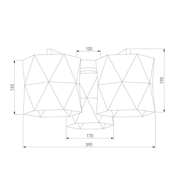 Потолочная люстра TK Lighting 3248 Siro White