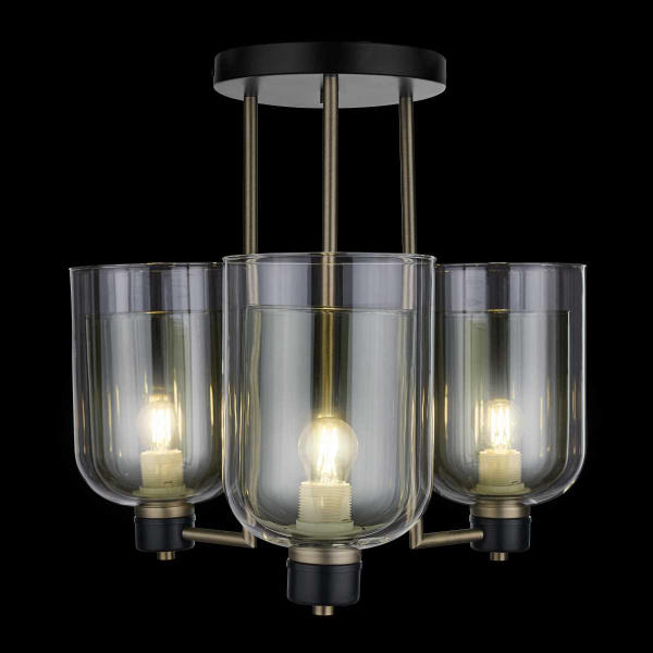 Потолочная люстра 33 ИДЕИ CHN900.03.AMB17.ABL-M05TG