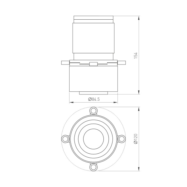 Насадка кадрирующая Arlight LGD-Croplens-R85 046746