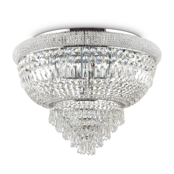Потолочная люстра Ideal Lux Dubai PL24 Cromo 243566