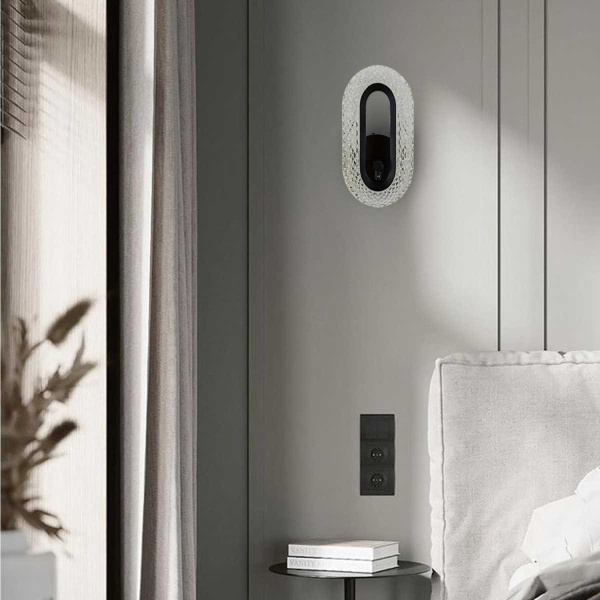 Настенный светодиодный светильник Modelux Modestyle MS.1120.01 BK