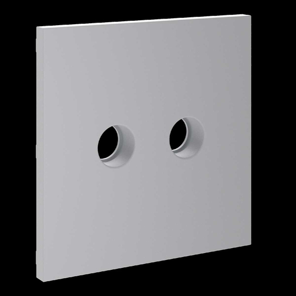 Накладка для розетки телевизионной оконечной TV+SAT, S70 (серый) Voltum VLS001616