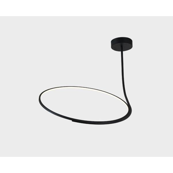 Подвесной светодиодный светильник Italline IT013-6025 black 3000K