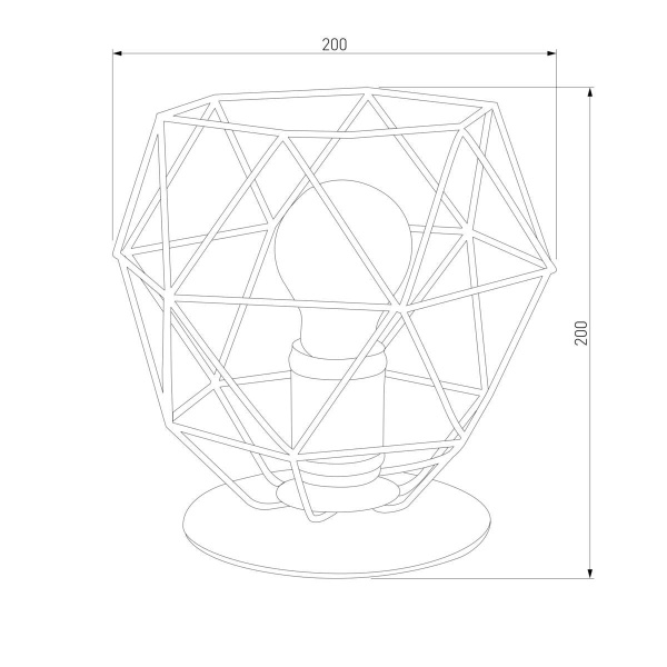 Настольная лампа TK Lighting 3061 Galaxy