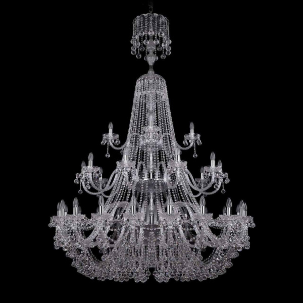Подвесная люстра Bohemia Ivele 1409/20+10+5/530/XL-203/3d Ni