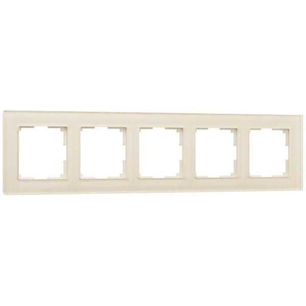 Рамка на 5 постов Werkel Favorit молочный W0051141 4690389183461