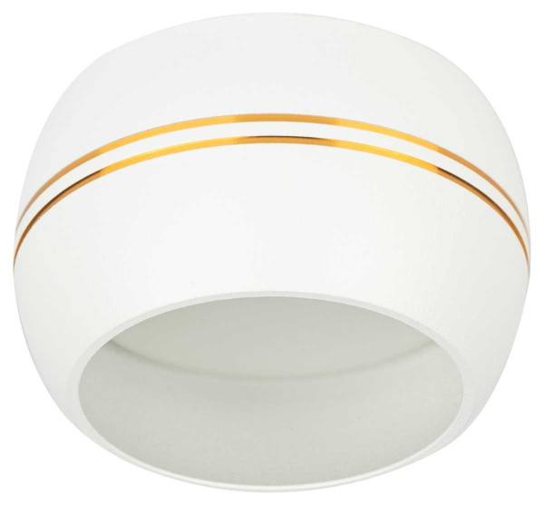 Накладной светильник ЭРА OL13 GX53 WH/GD Б0049037
