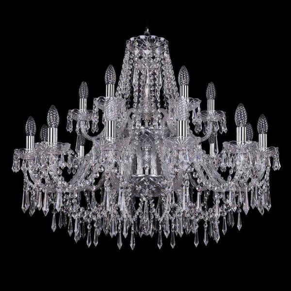 Подвесная люстра Bohemia Ivele 1403/12+6/300/2d Ni