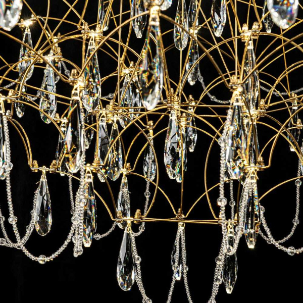 Подвесная светодиодная люстра Modelux Premium ML.5602.1200P BS