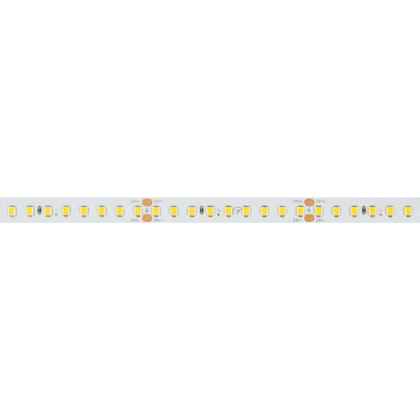 Светодиодная лента Arlight 7,7W/m 144LED/m 2835SMD теплый белый 5M RT-A144-10mm 24V Warm2700 038781