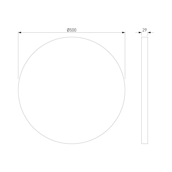 Потолочный светодиодный светильник TK Lighting 18904 Aqua CCT+DIM IP54