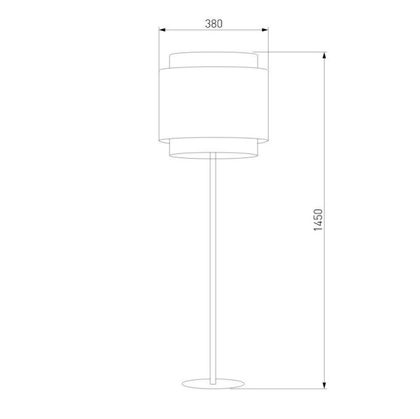 Торшер TK Lighting 5566 Boho White