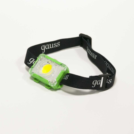 GF305 Фонарь налобный Gauss модель GFL305 3W 150lm 3xAAA LED 1/12/60