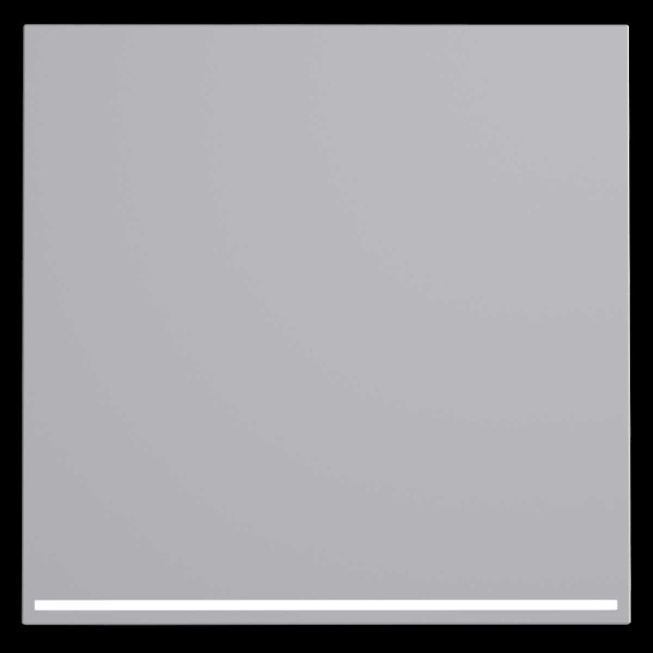 Клавиша для выключателя/переключателя одноклавишного с подсветкой, S70 (серый) Voltum VLS000216