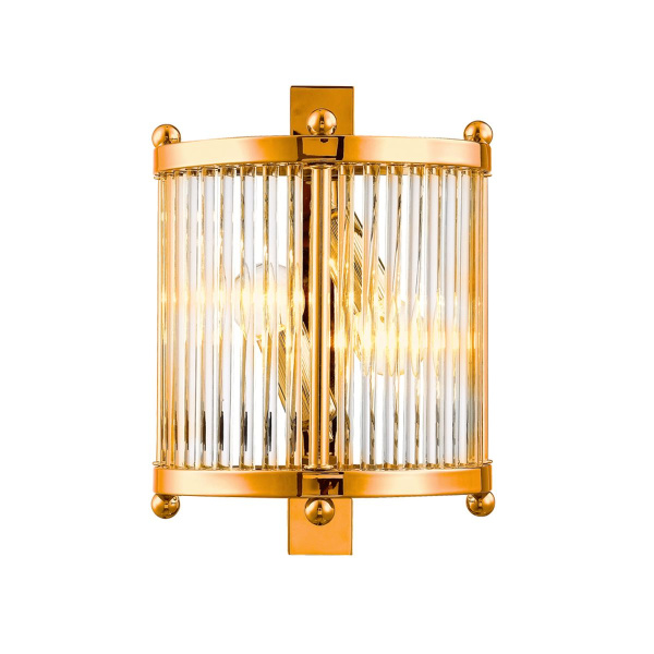 Настенный светильник Crystal Lux Tadeo AP2 Gold/Transparente