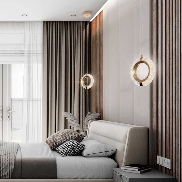 Подвесной светодиодный светильник Modelux Modestyle MS.1122.1 GD