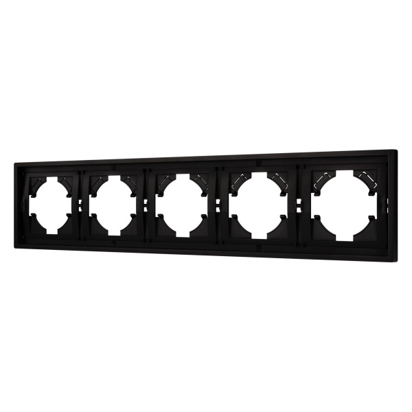 Рамка пластиковая FRM-TENDO-PL-5-BK Arlight 053852