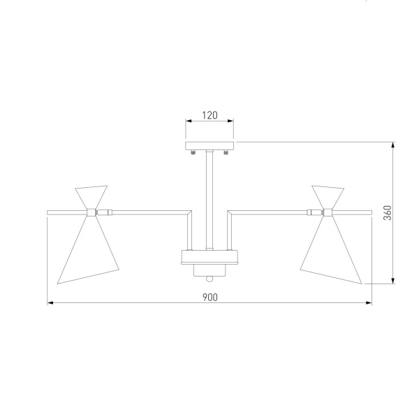 Потолочная люстра Eurosvet Apart 70114/8 белый Smart