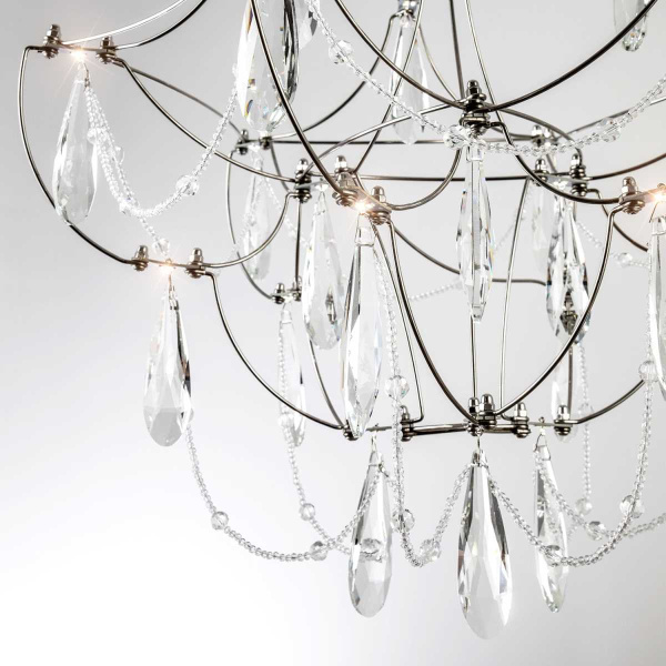 Подвесная светодиодная люстра Modelux Premium ML.5601.400P СН