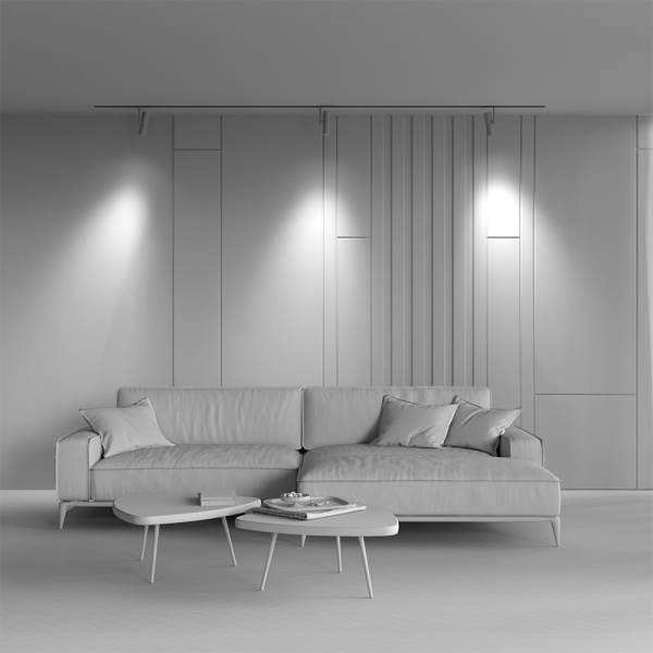 Трековый светодиодный светильник Maytoni Technical Magnetic Exility Elti TR005-2-12W3K-BBS