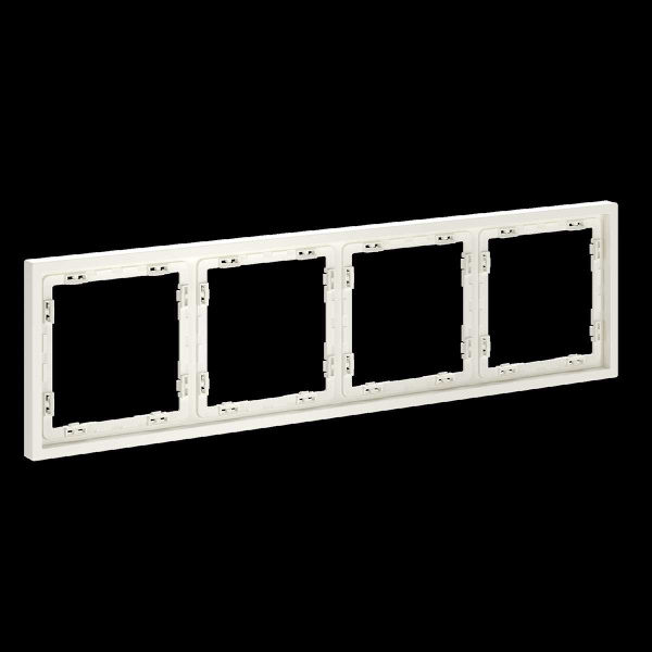 Рамка пластиковая S70 на 4 пост, (хлопок) Voltum VLS100413