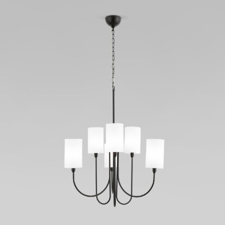 Подвесная люстра Eurosvet Abbey 60164/6 черный Smart