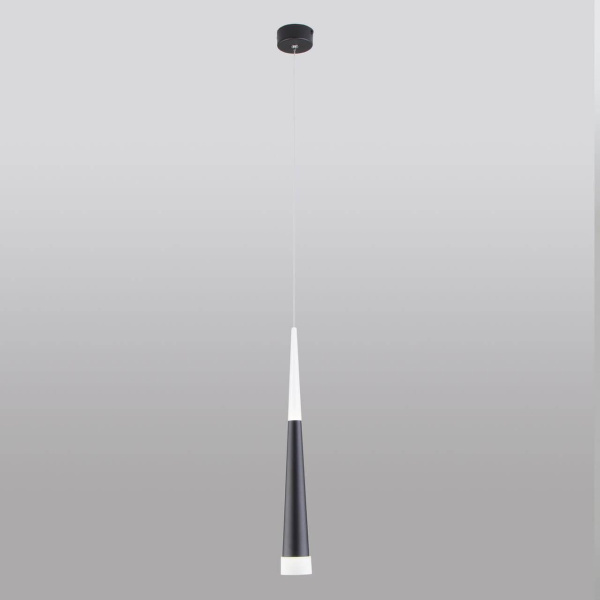 Подвесной светодиодный светильник Elektrostandard DLR038 7+1W 4200K черный матовый a044560
