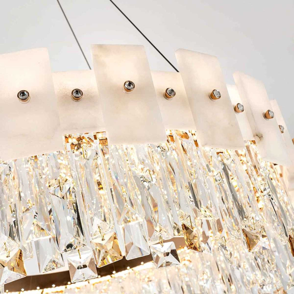 Подвесная светодиодная люстра Modelux Premium ML.6980.600P GD