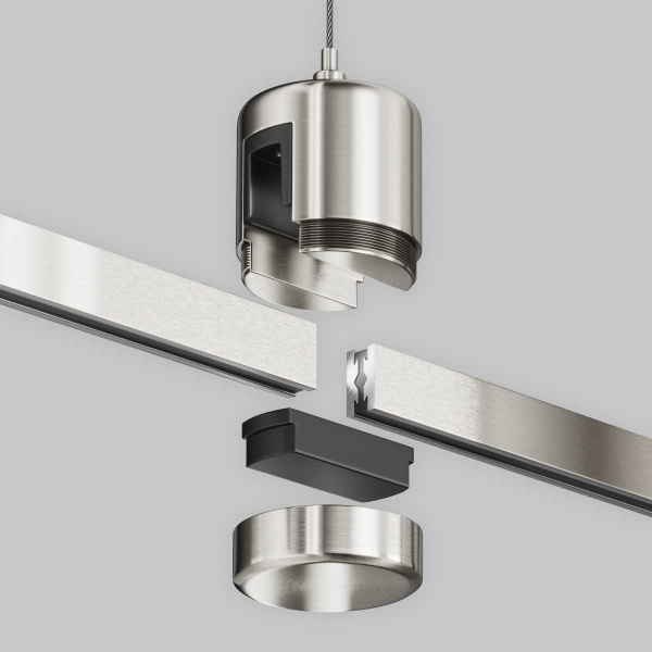 Подвес тросовый Hang с прямым коннектором питания Maytoni Technical TRA157SW-IPC1-PT